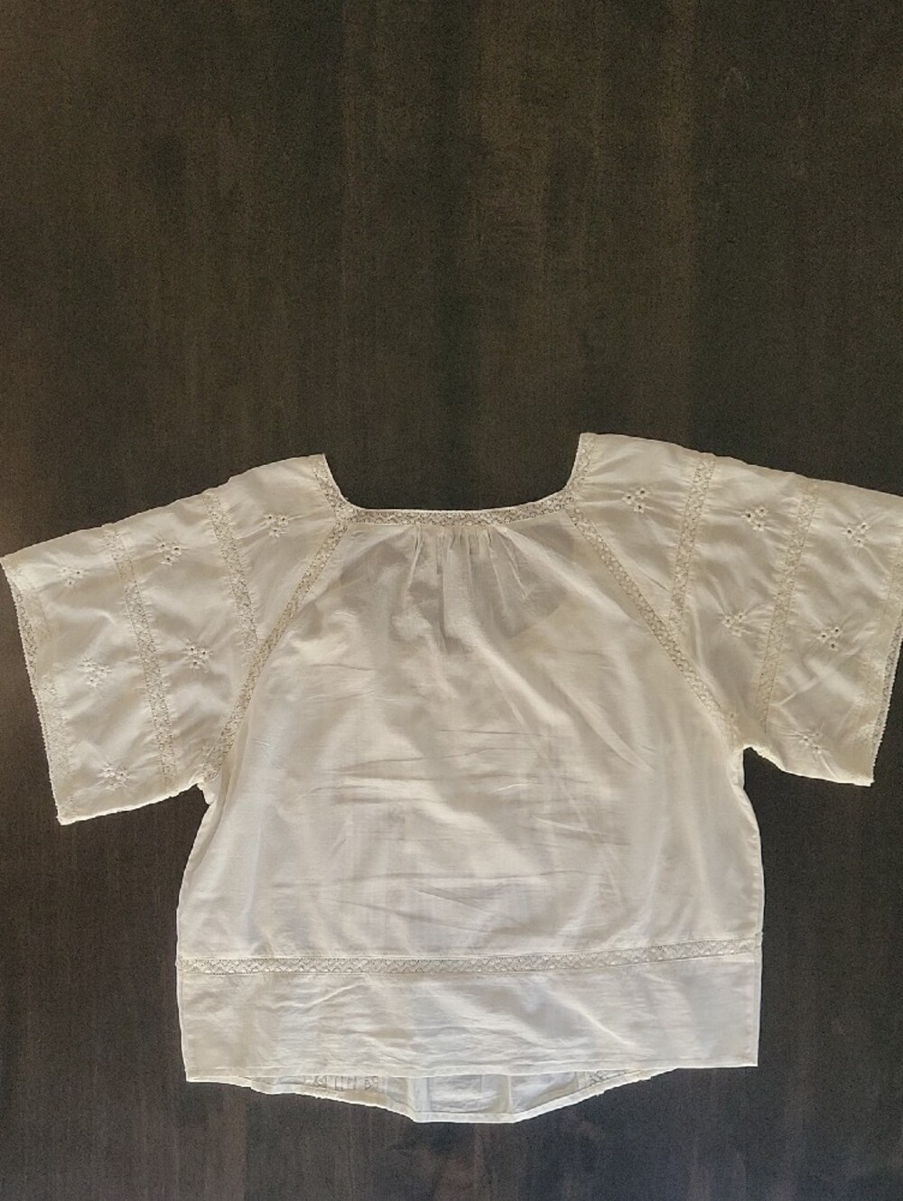 Joie Tiller Embroidered Lace Cotton Top White Size Small - Picture 2 of 7